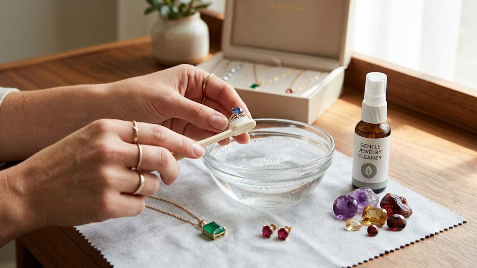 How to Clean and Care for Gemstone