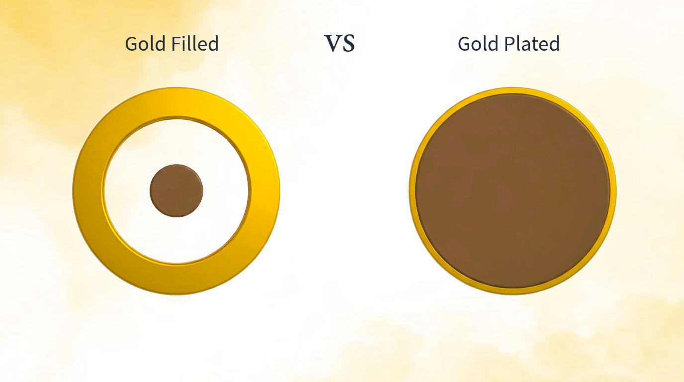 Gold Filled vs Gold Plated