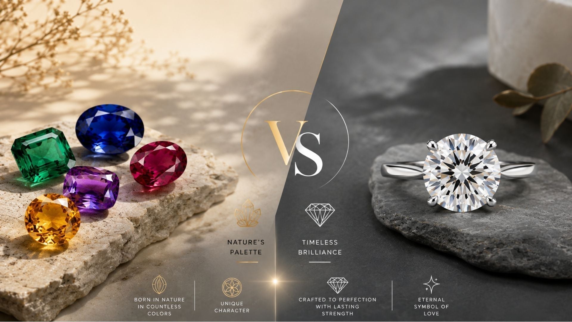 Making the Right Choice With Gemstone vs Diamond