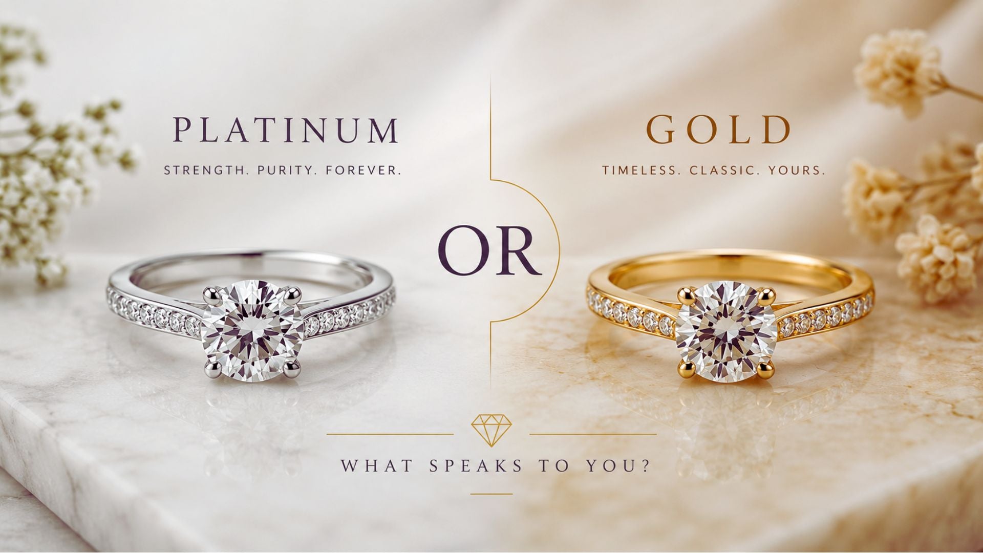 Before You Buy, Compare Platinum vs Gold for Your Ring