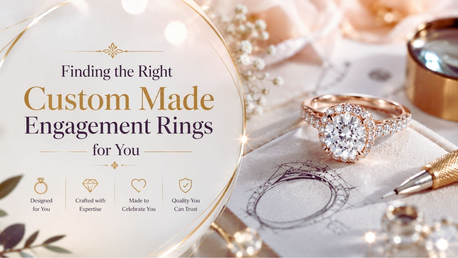 Finding the Right Custom Made Engagement Rings for You