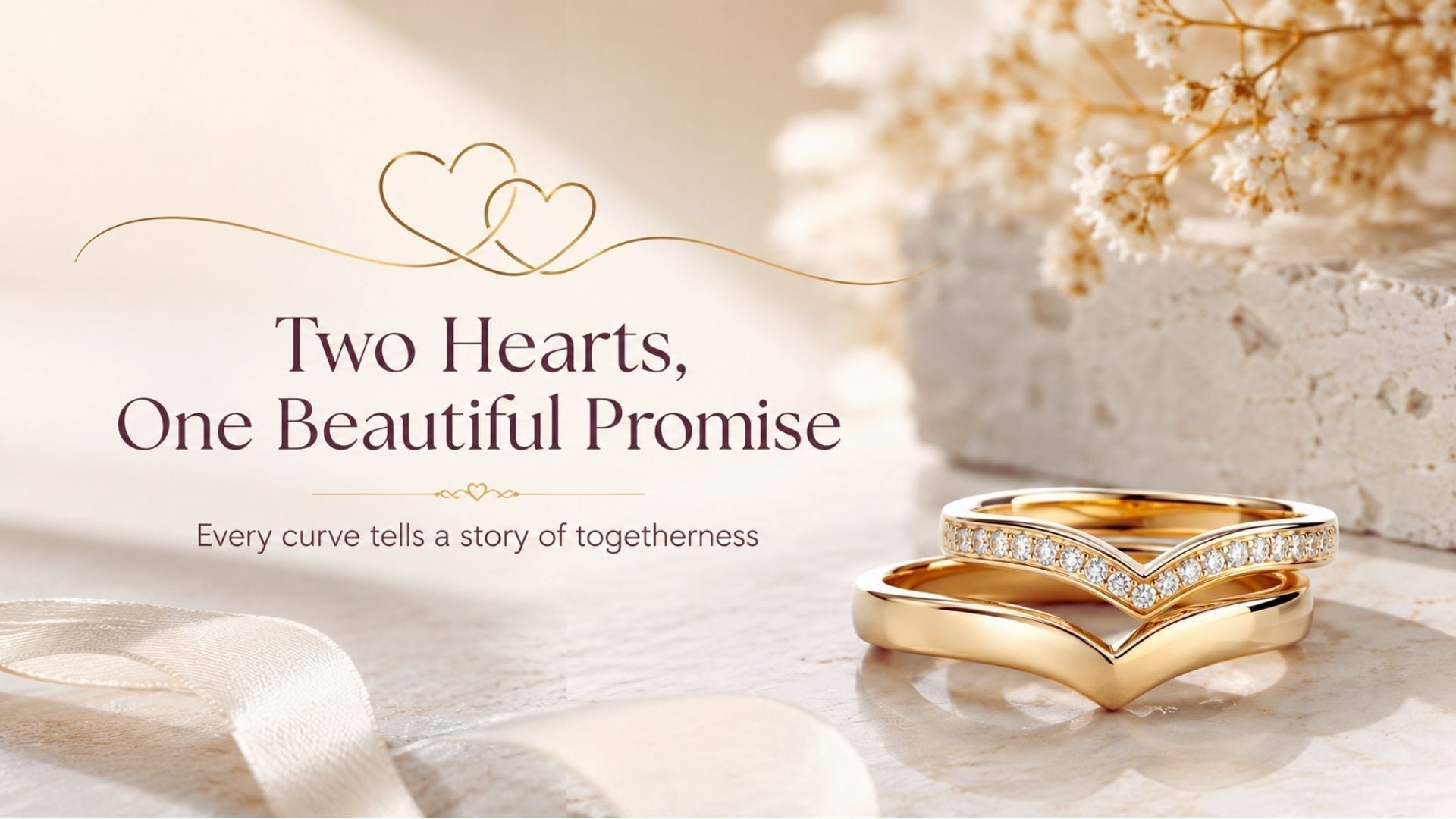A Chevron Wedding Band That Brings Two Hearts Together 