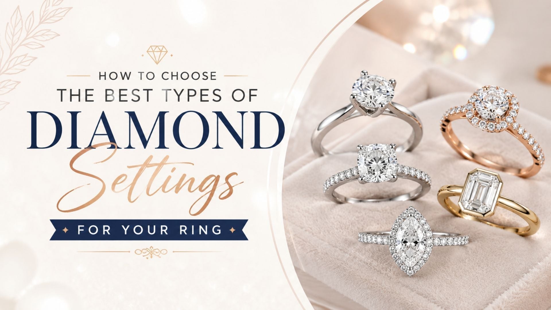 How to Choose the Best Types of Diamond Settings for Your Ring