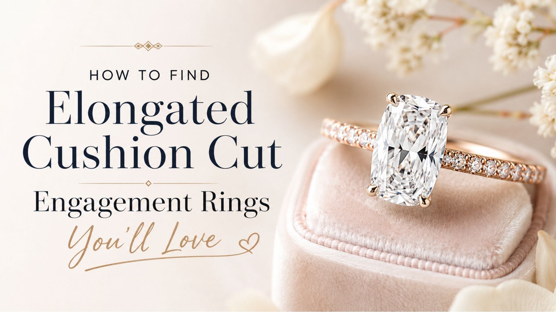 How to Find Elongated Cushion Cut Engagement Rings You'll Love