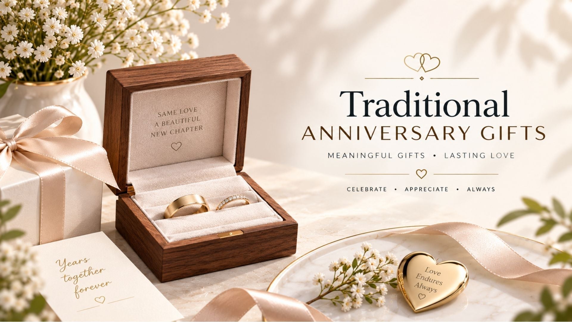 Traditional Anniversary Gifts: How Do Couples Choose Each Year?