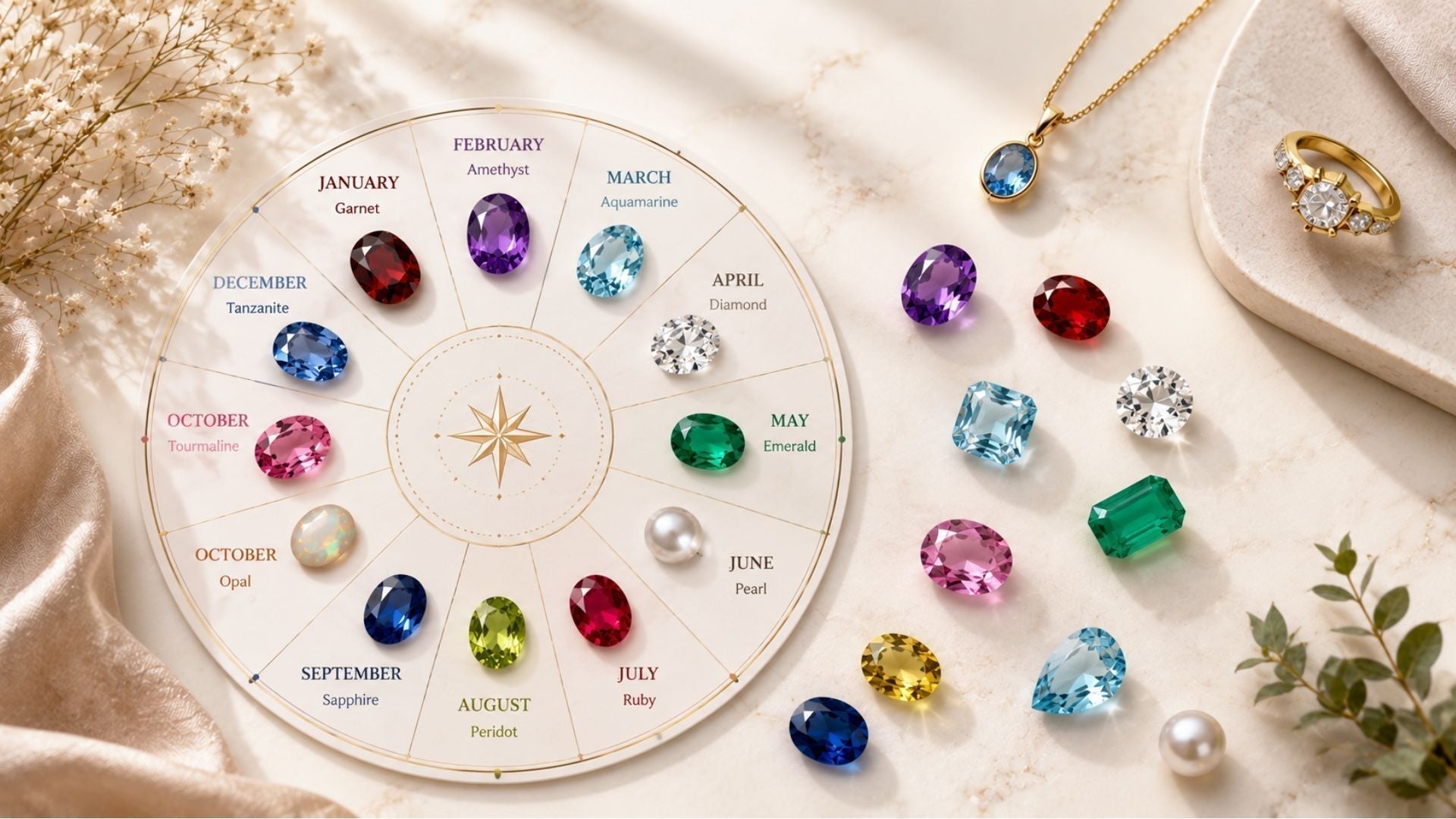 Birthstone Chart to Help You Pick the Right Gemstone