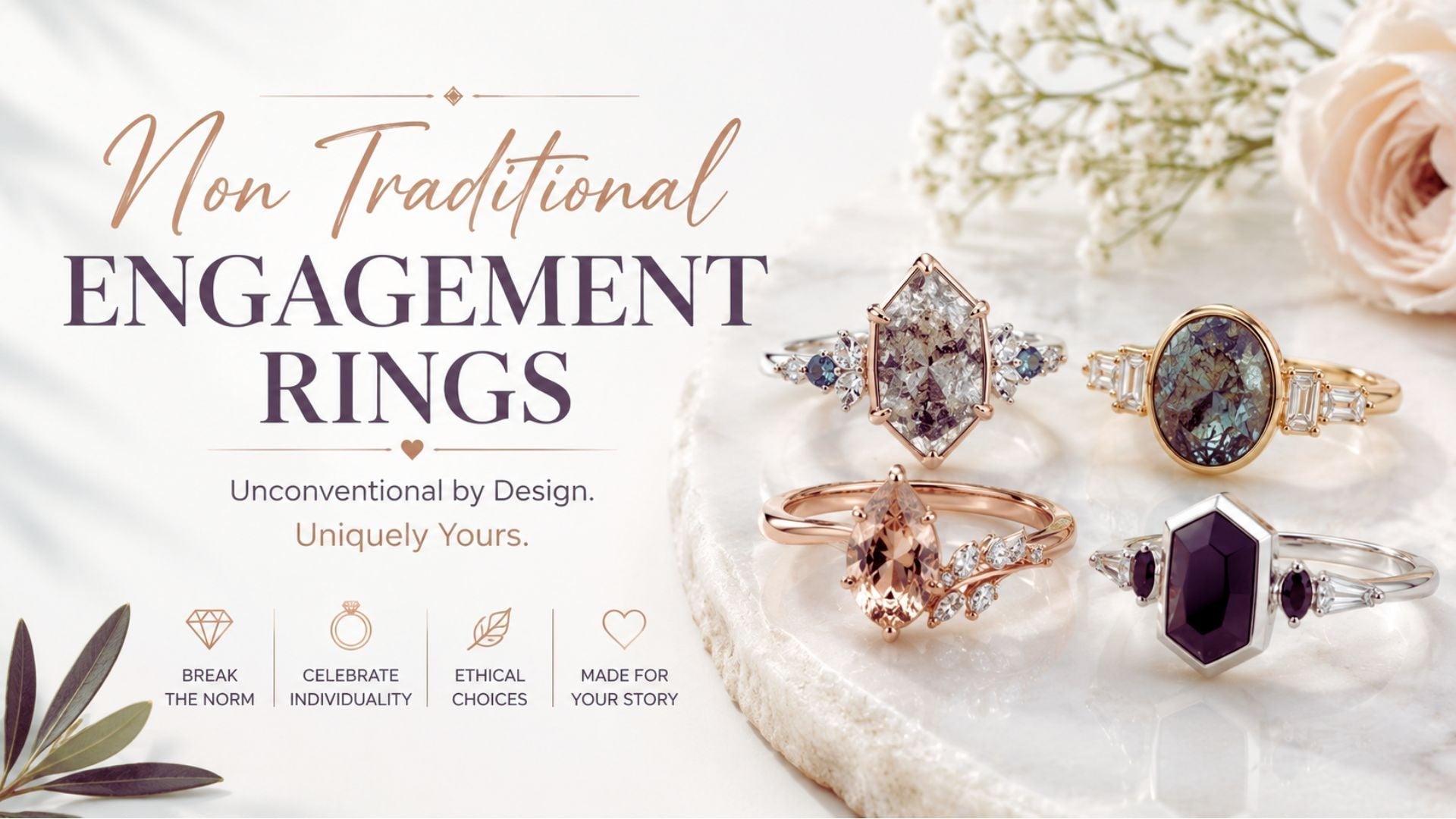 How Can You Find Non Traditional Engagement Rings You'll Love?