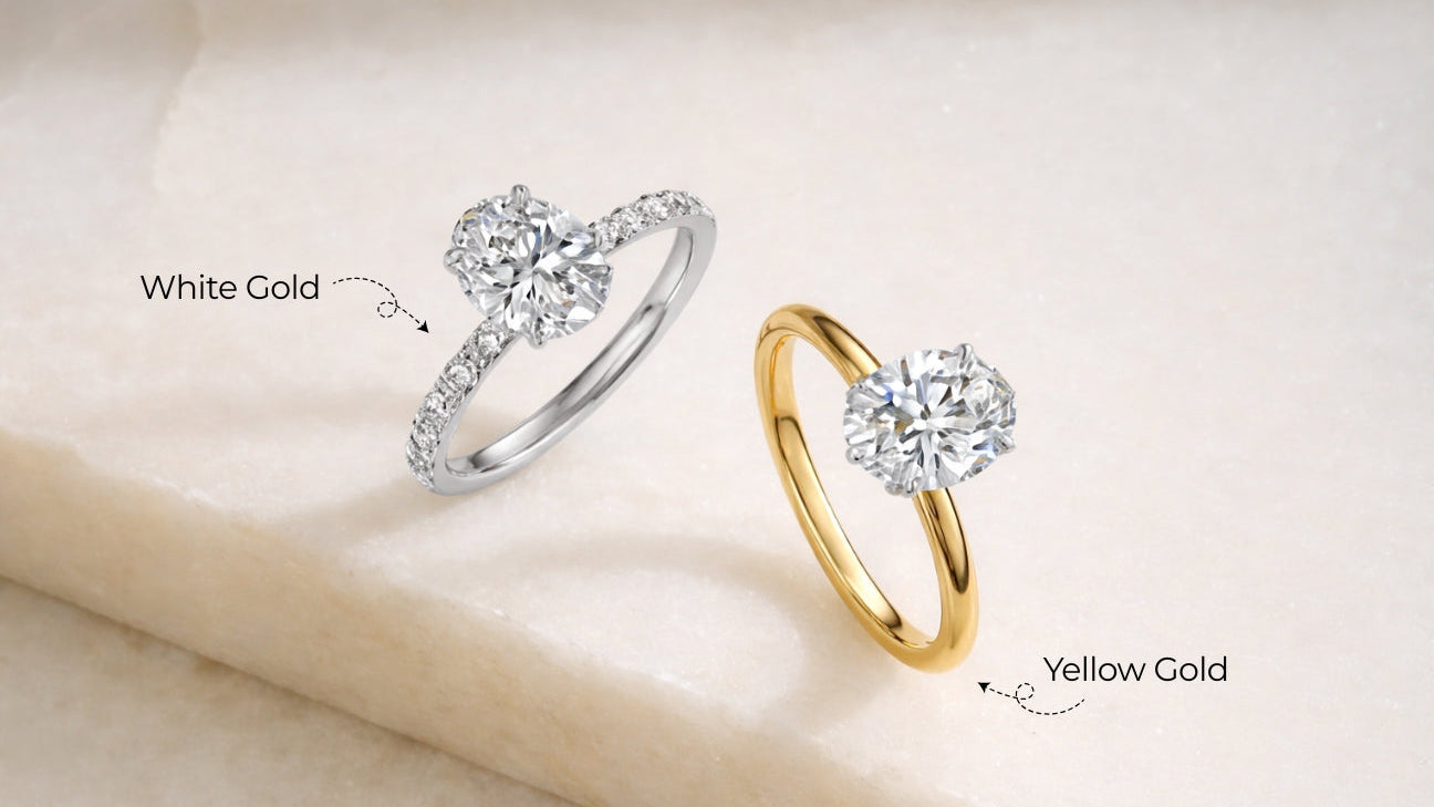 What is the Difference Between White Gold and Yellow Gold?