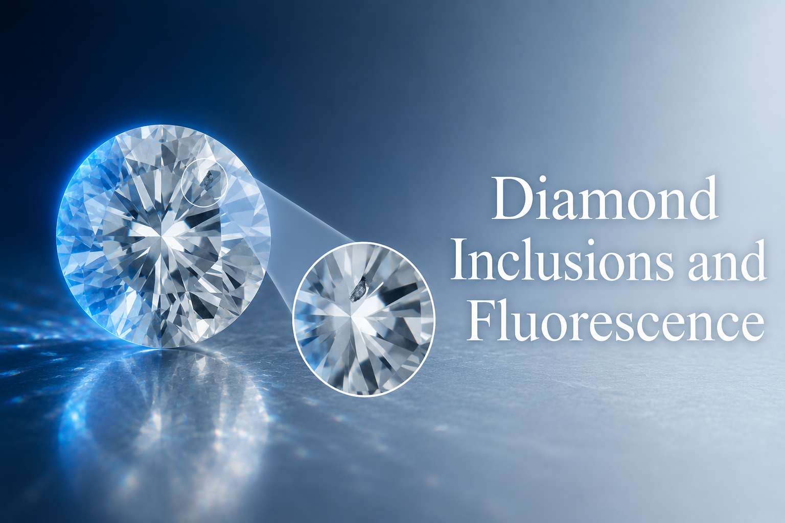 Diamond Inclusions and Fluorescence