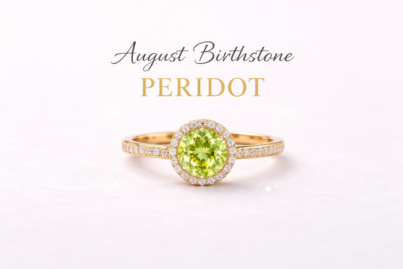 August Birthstone Ring