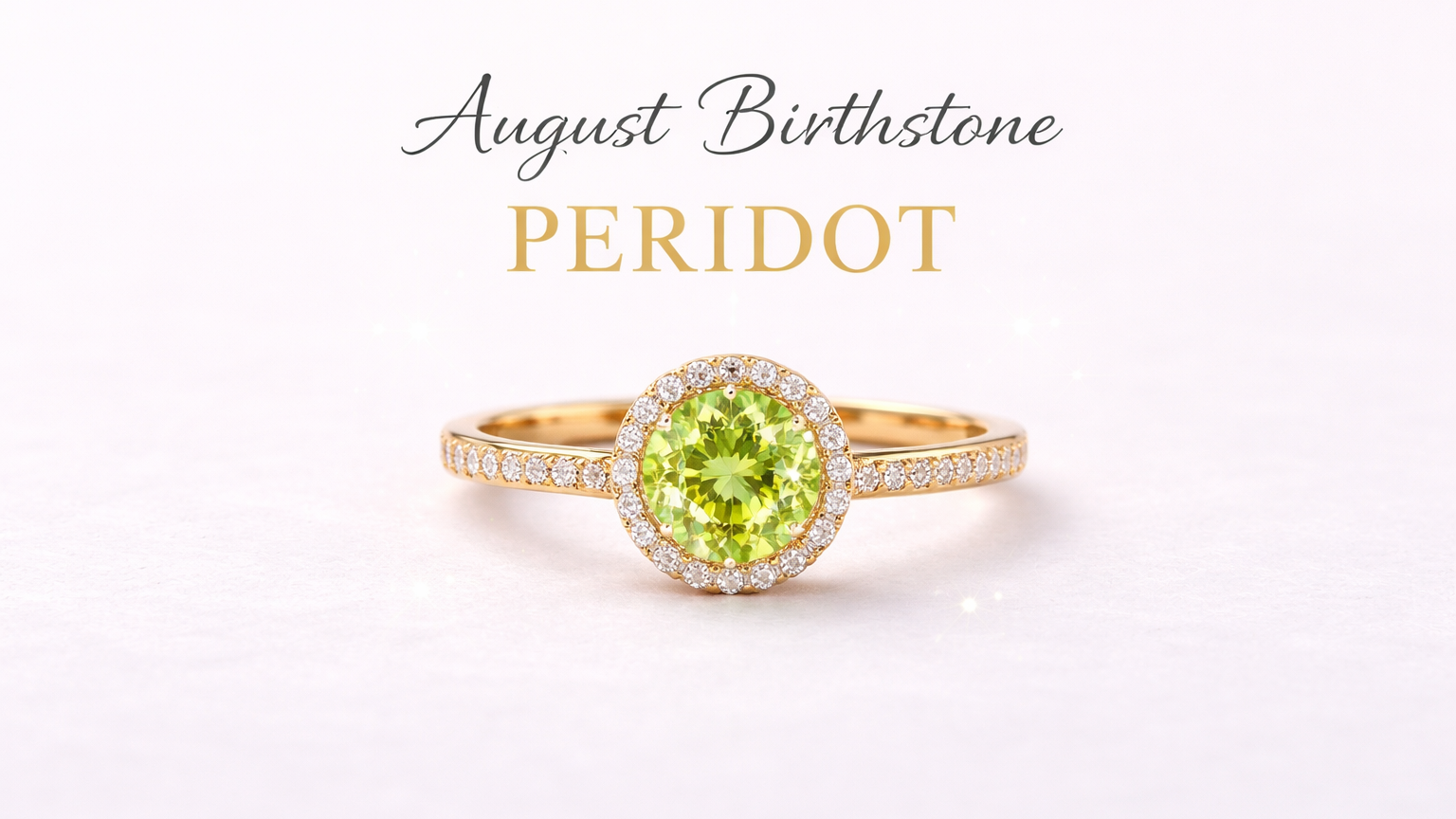 August Birthstone Ring