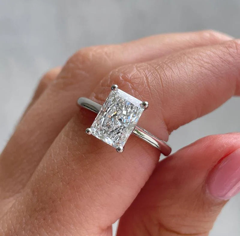 Radiant Lab-Grown Diamond Rings