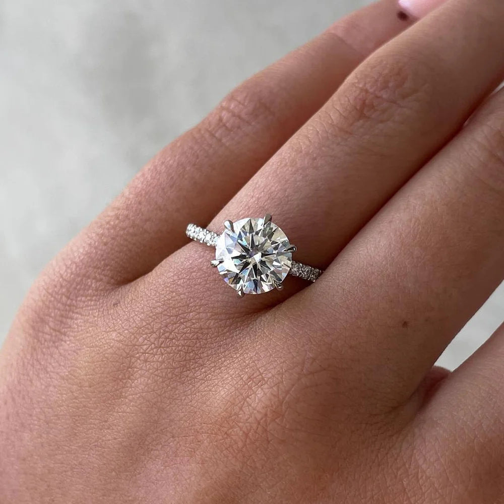 Pavé Lab Grown Diamond Rings