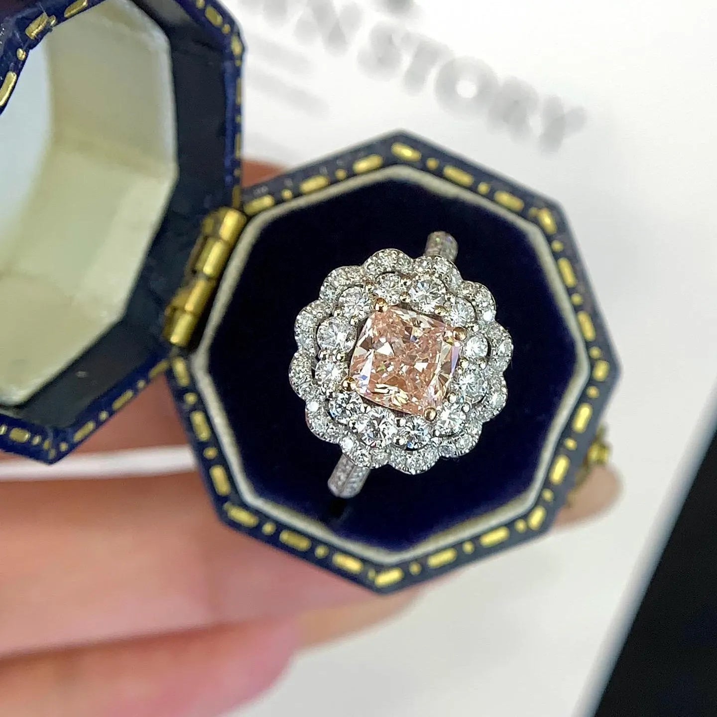 Fancy Color Diamond Lab Grown Engagement Rings