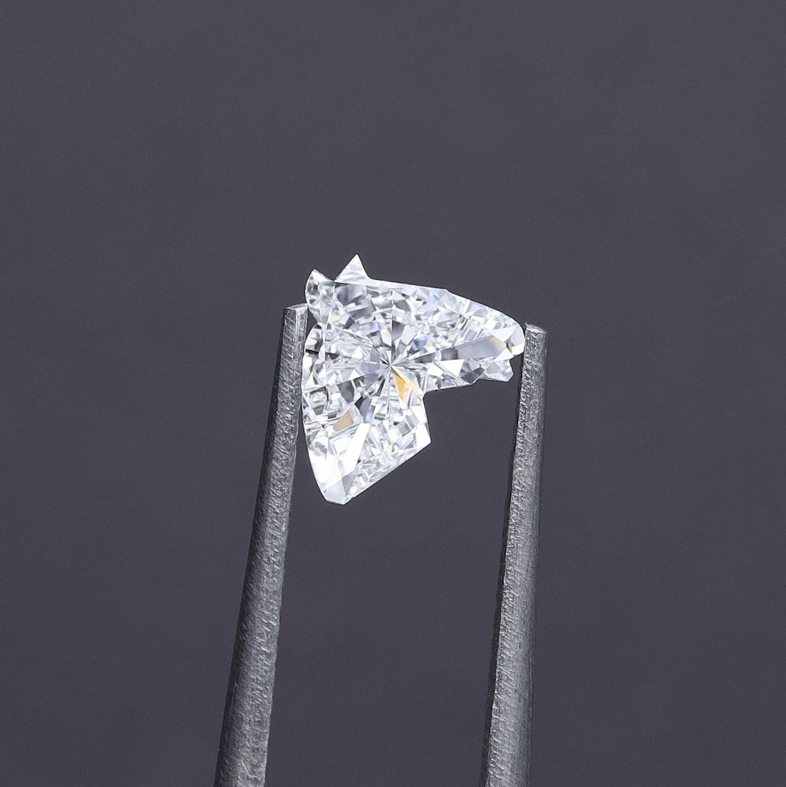 Horse Head Shape Lab Diamond Loose / Lab Grown Diamond For Pendant / Fancy Shape Man Made Diamond / Horse Head Diamond Unisex Pendant