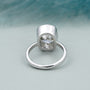 IGI-certified elongated cushion cut lab grown engagement ring