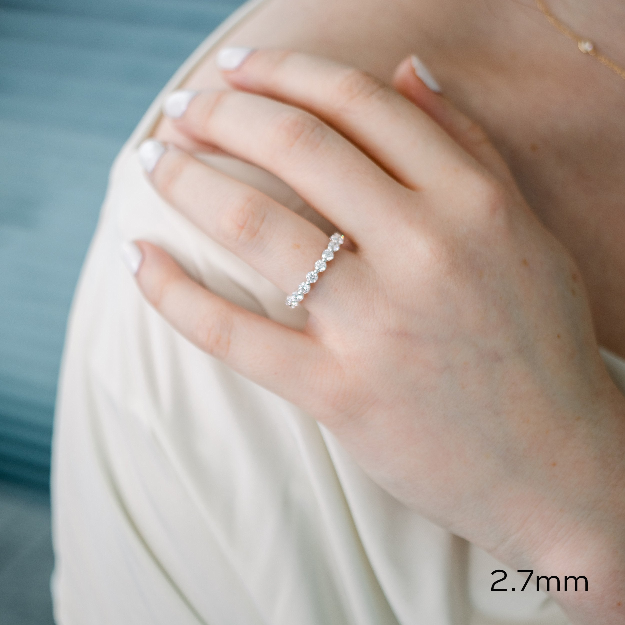 Shared Prong Lab Grown Diamond Band – EF Color, VS Clarity, IGI Certified