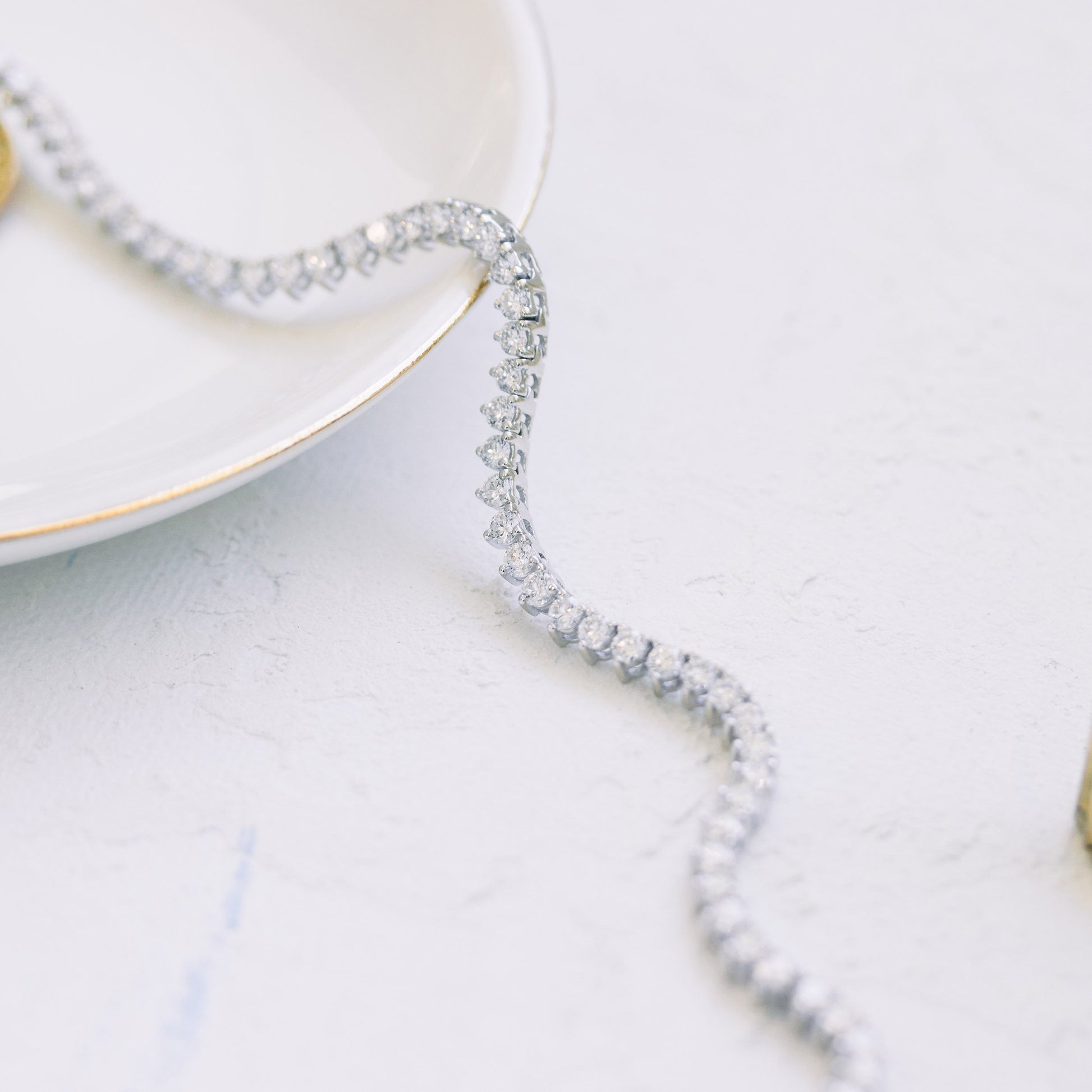 Tennis necklace Lab grown Diamond DEF Color VS+ Clarity