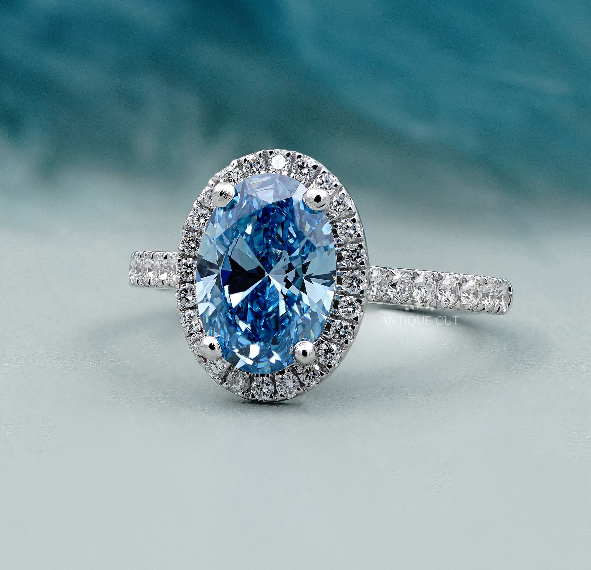 Lab Grown Diamond Oval Shaped Ring