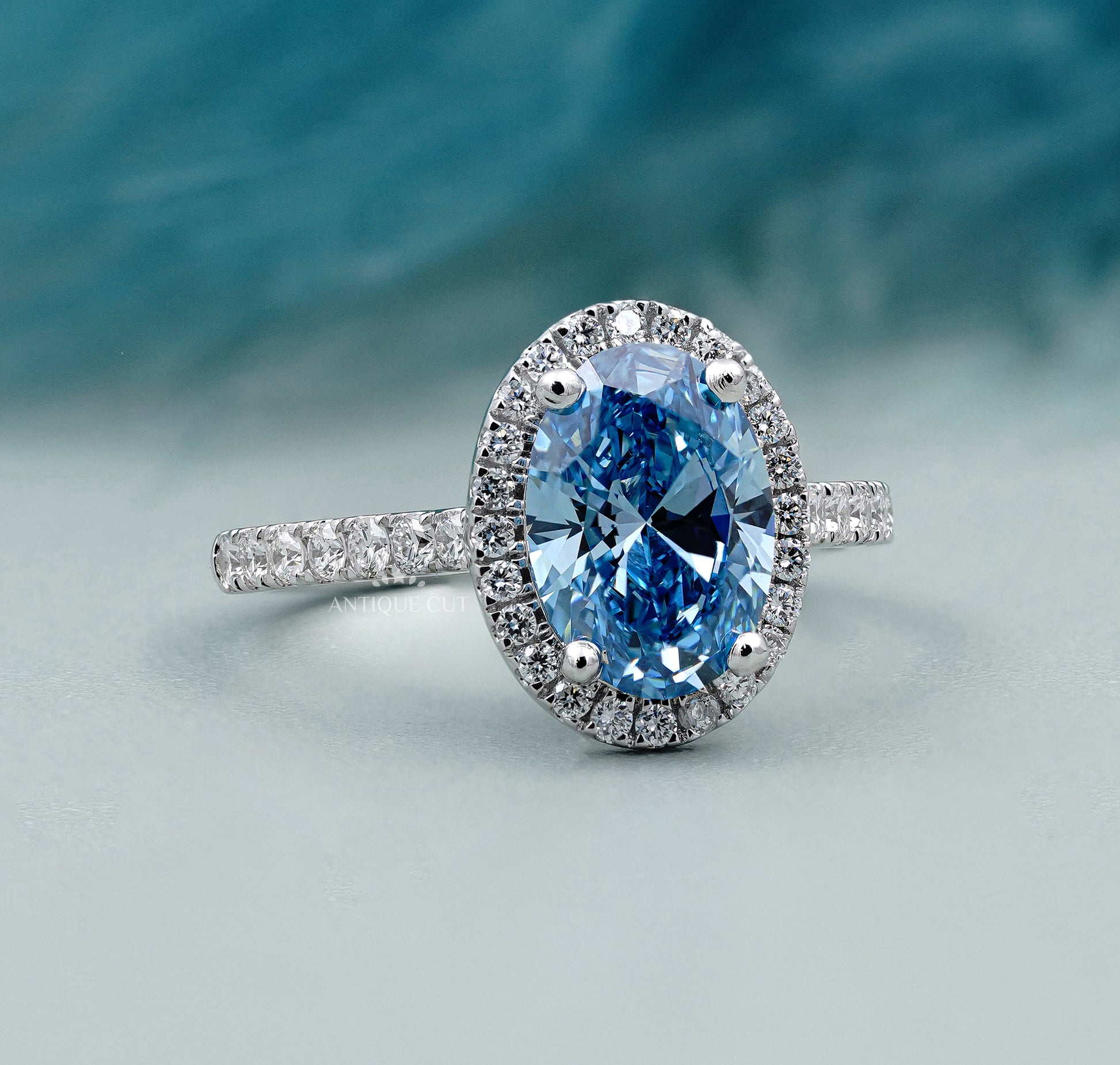 Lab Grown Diamond Oval Shaped Ring