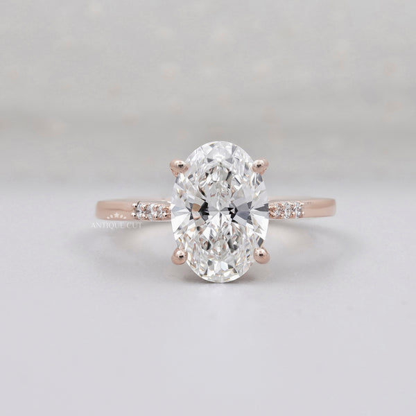 Oval Diamond Engagement Ring