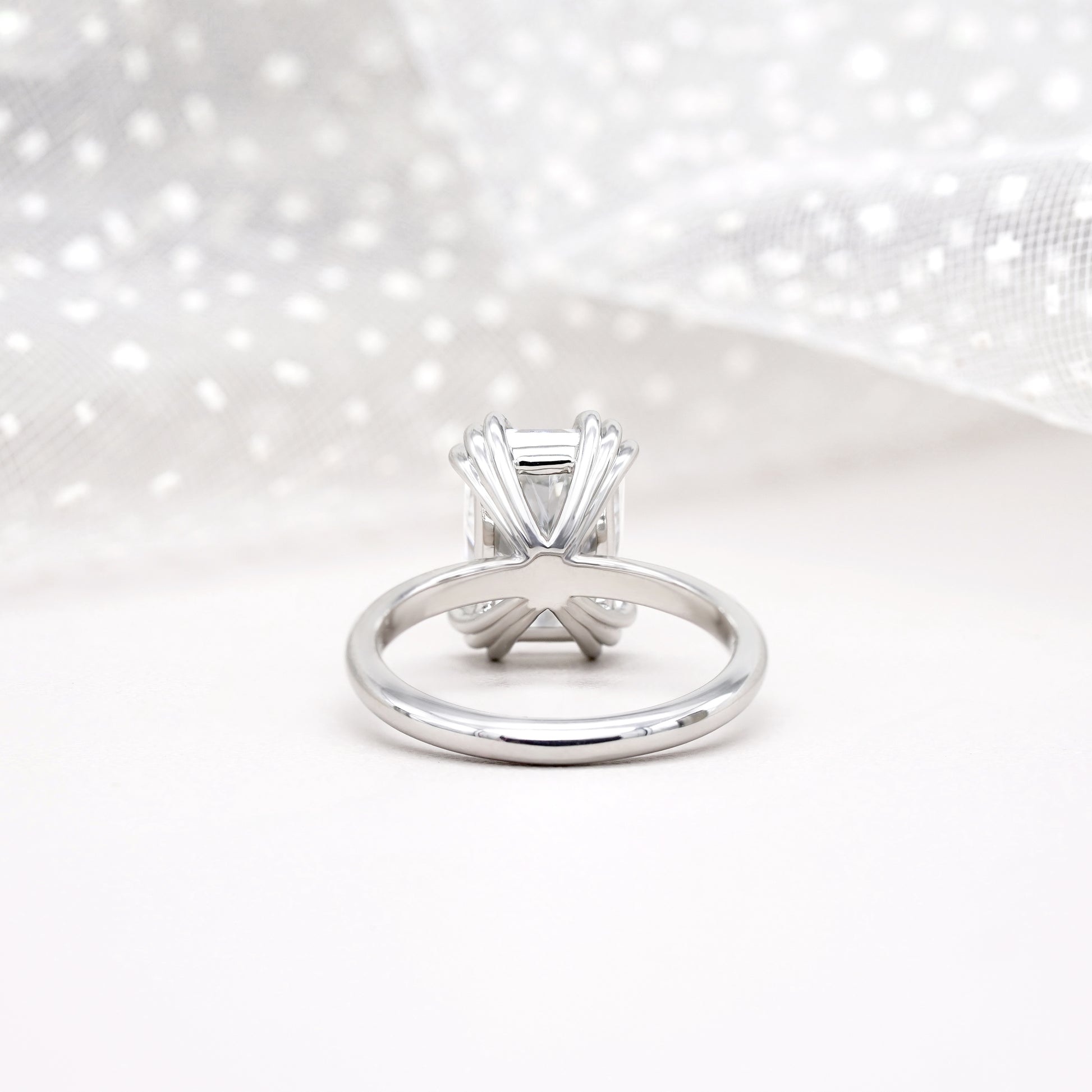 Radiant 3.00ct Lab Diamond Solitaire Ring | Yellow Gold | IGI Certified