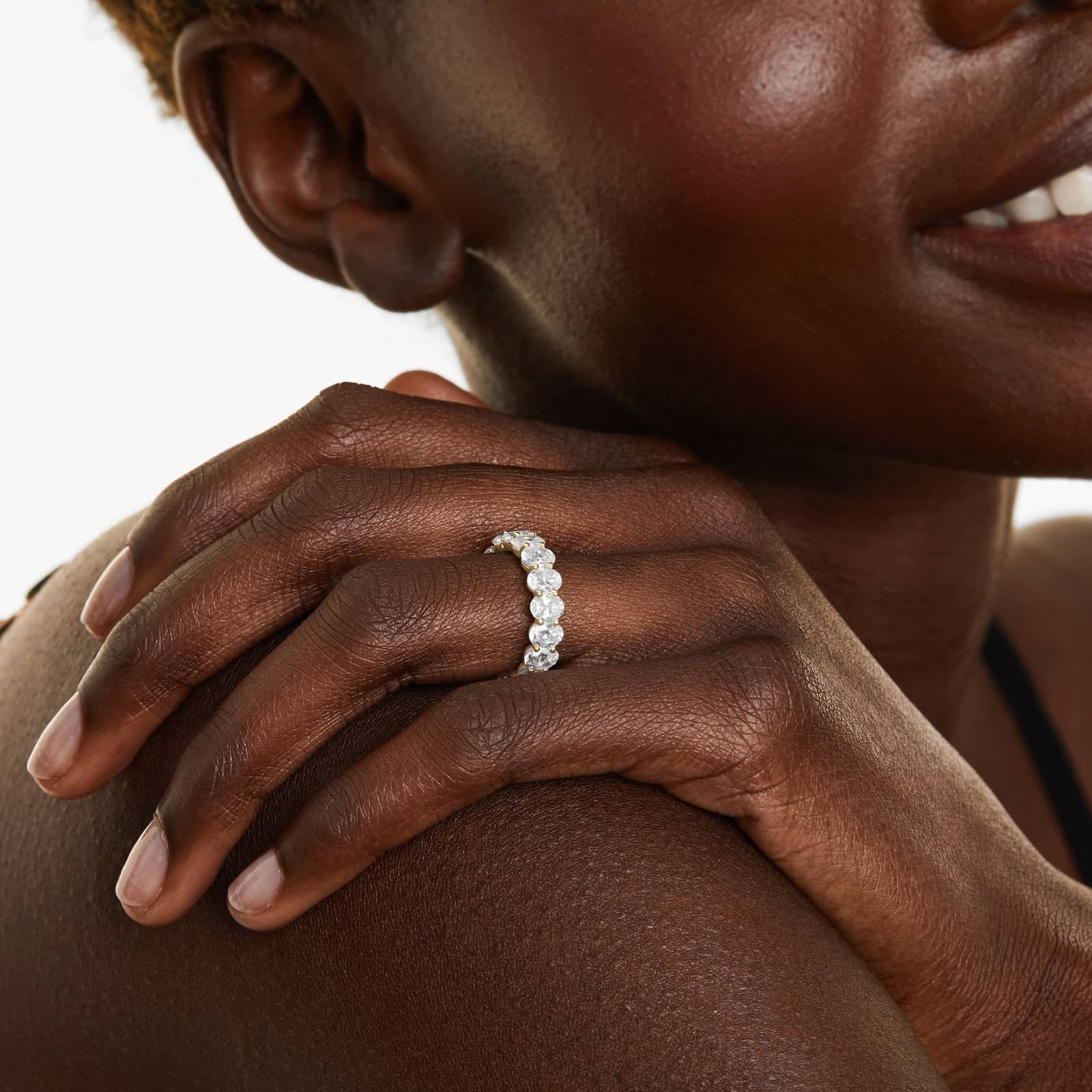 Lab Created Diamond Eternity Ring