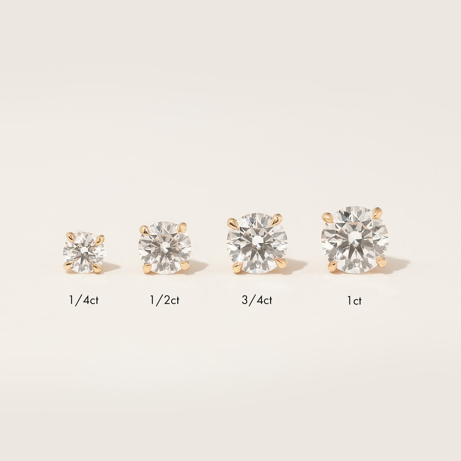 Antique Cut Solitaire Stud