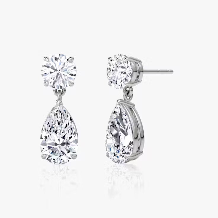 Duo Pear Drop Earring