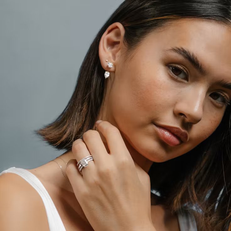 Solitaire Stud & Ear Jacket