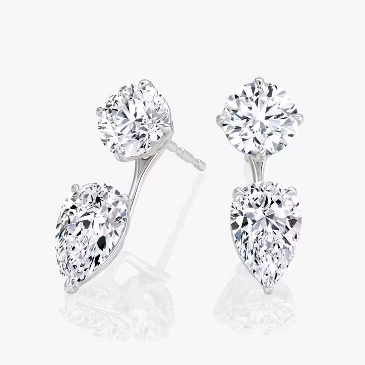 Solitaire Stud & Ear Jacket