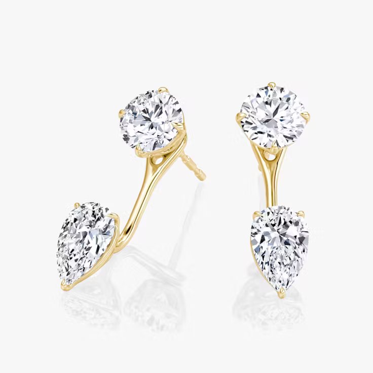 Solitaire Stud & Ear Jacket