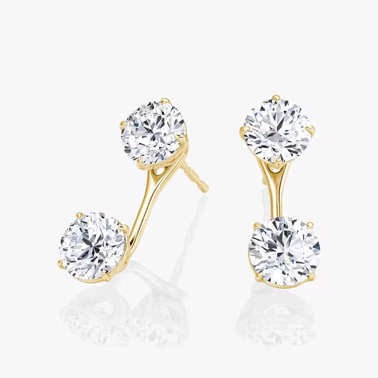 Solitaire Stud & Ear Jacket