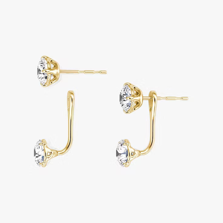 Solitaire Stud & Ear Jacket