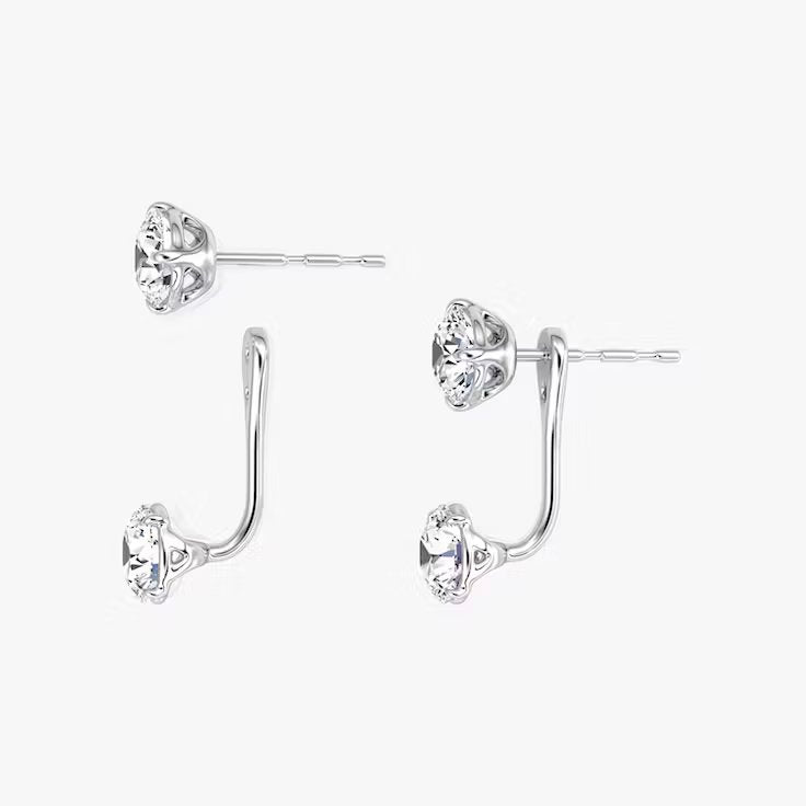 Solitaire Stud & Ear Jacket