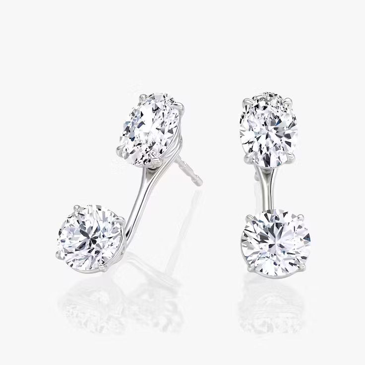 Solitaire Stud & Ear Jacket