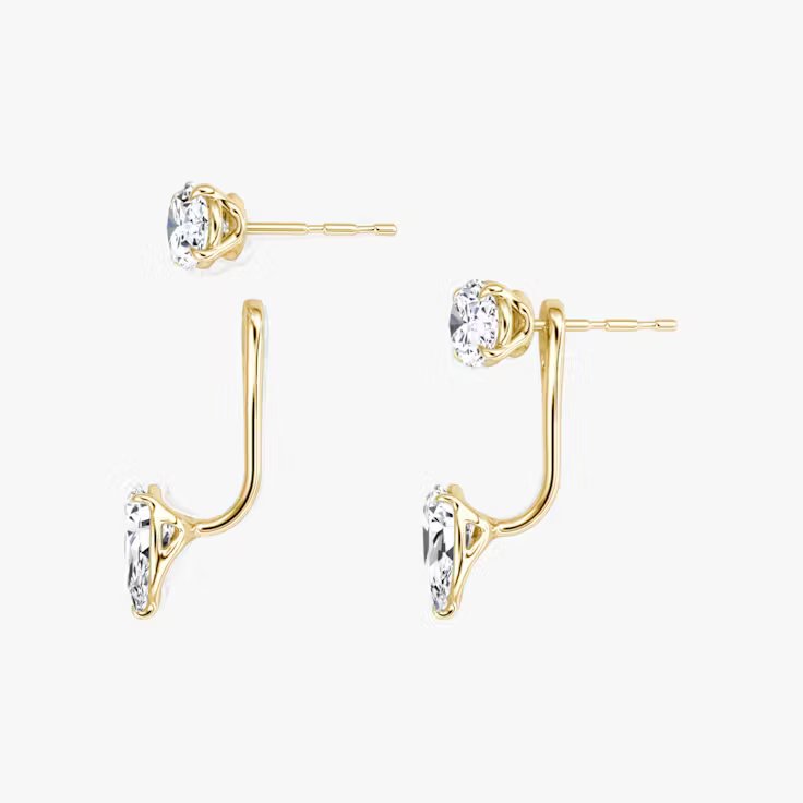 Solitaire Stud & Ear Jacket