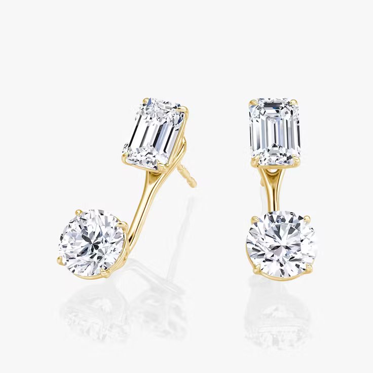 Solitaire Stud & Ear Jacket