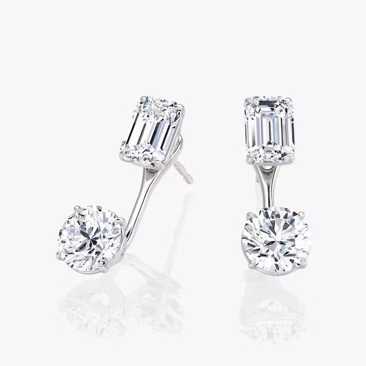 Solitaire Stud & Ear Jacket