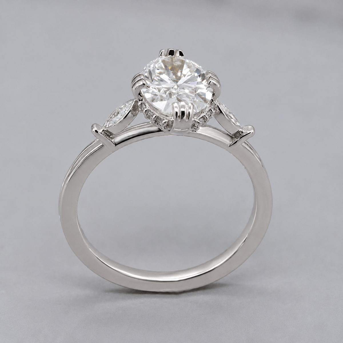 10k White Gold, 14k White Gold, 18k White Gold, Platinum