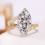 4.00 Carat Bypass Marquise diamond Engagement Ring | IGI Certified