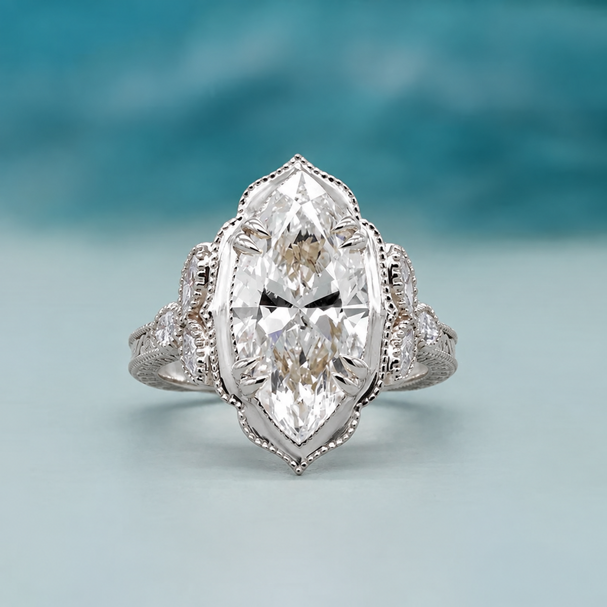 10k White Gold, 14k White Gold, 18k White Gold, Platinum