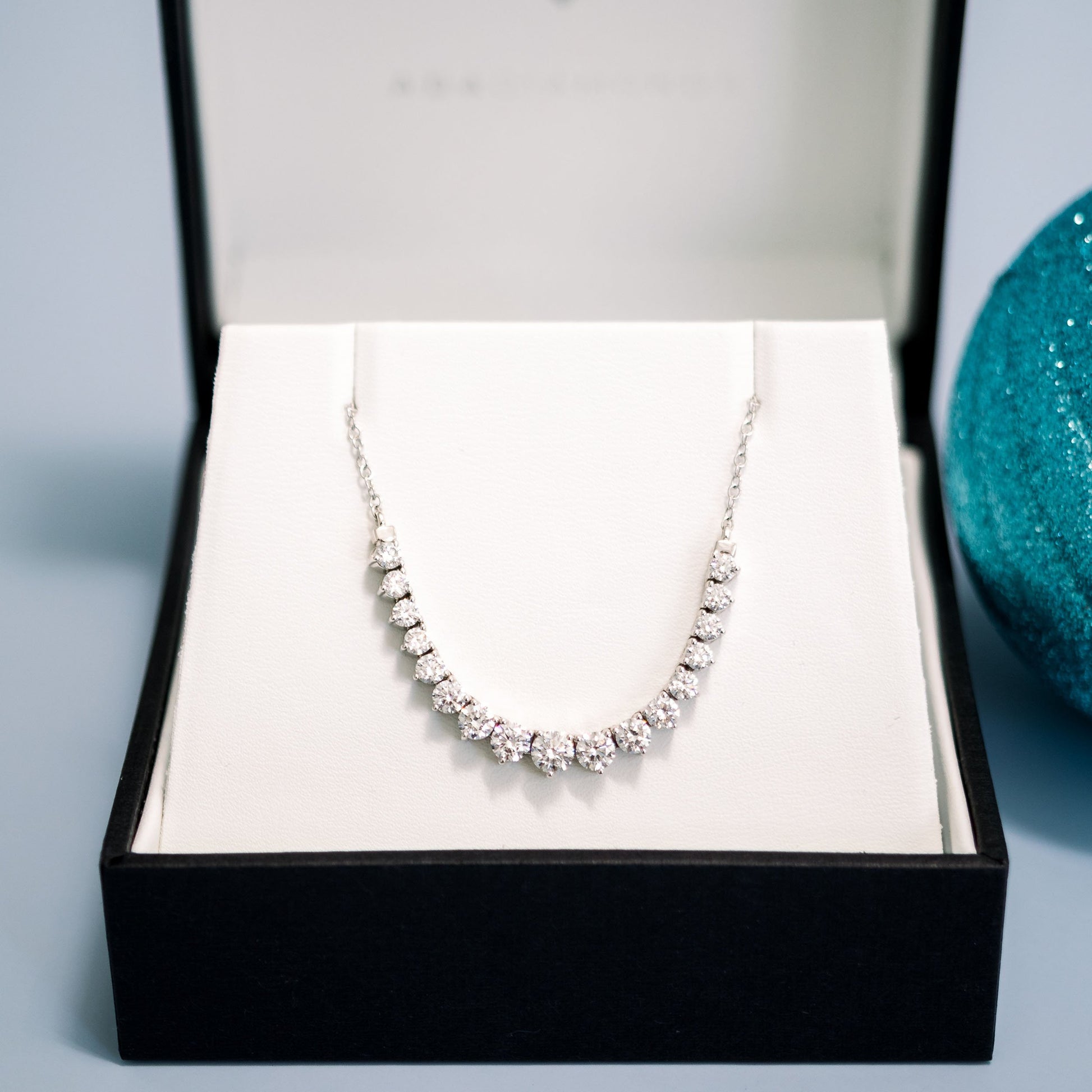 Mini Riviera Choker Lab grown Diamond DEF Color VS+ Clarity