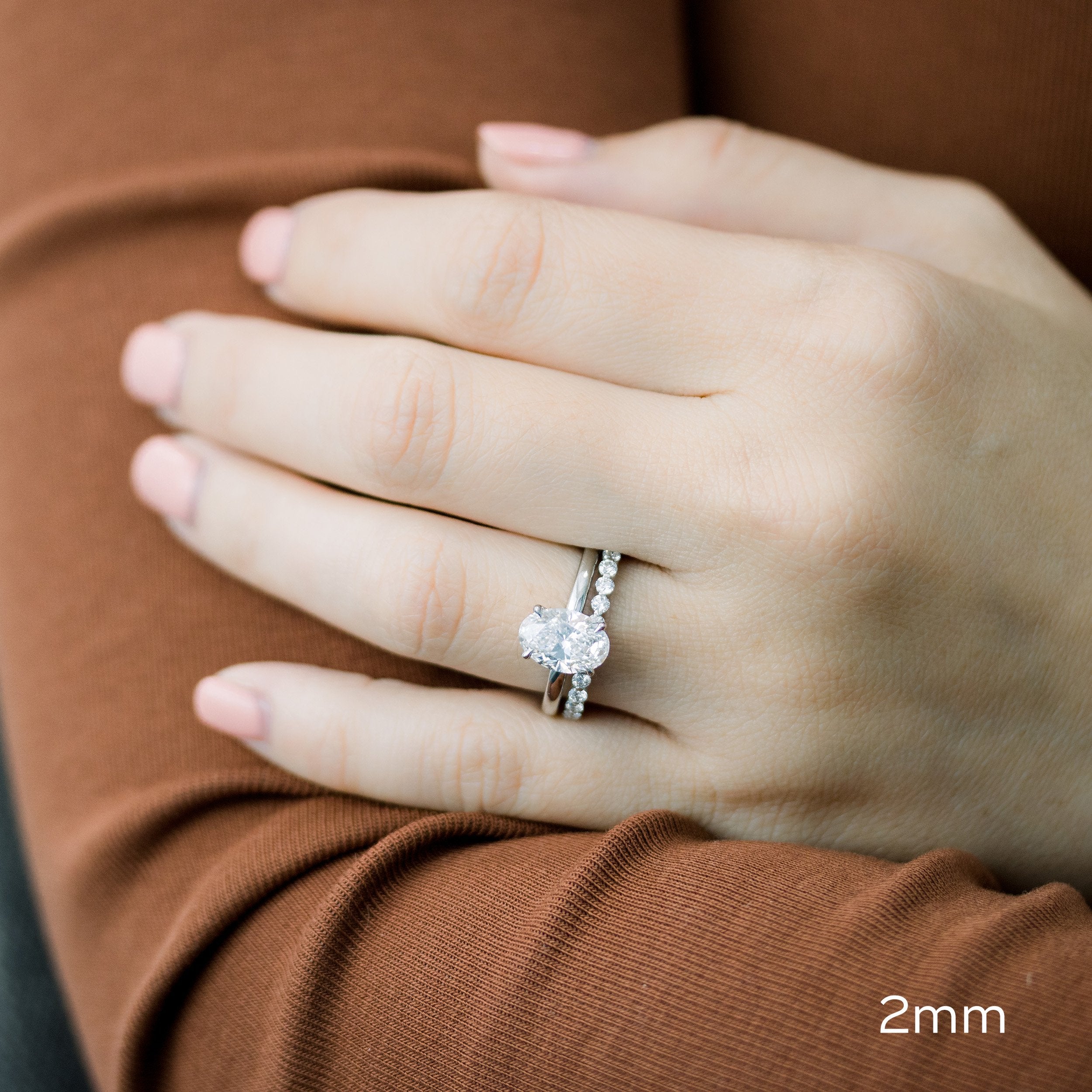 Shared Prong Lab Grown Diamond Band – EF Color, VS Clarity, IGI Certified