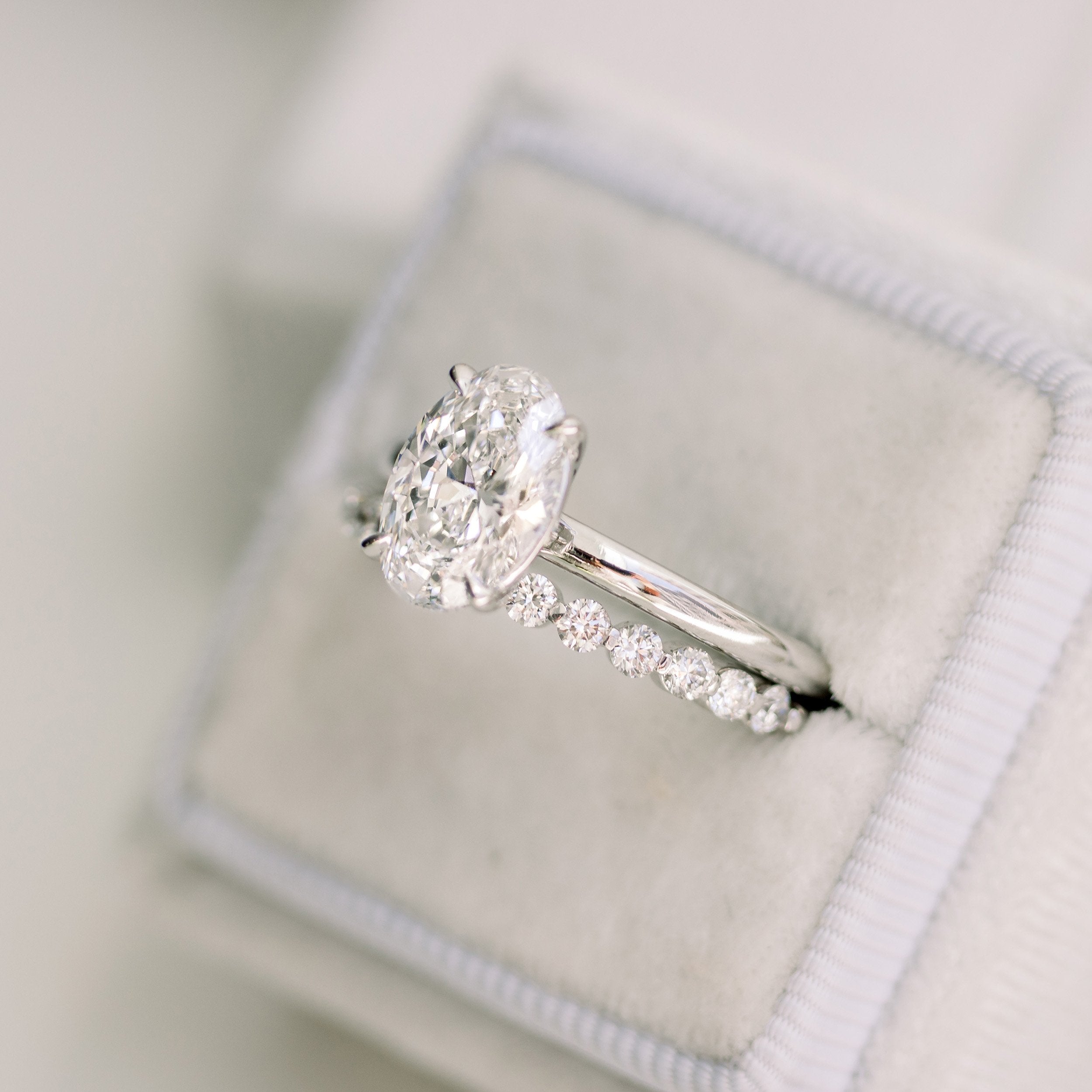 Shared Prong Lab Grown Diamond Band – EF Color, VS Clarity, IGI Certified