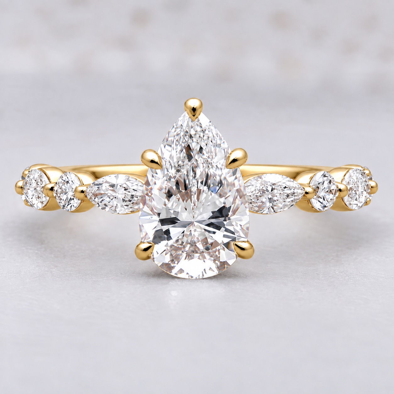 10k Yellow Gold, 14k Yellow Gold, 18k Yellow Gold