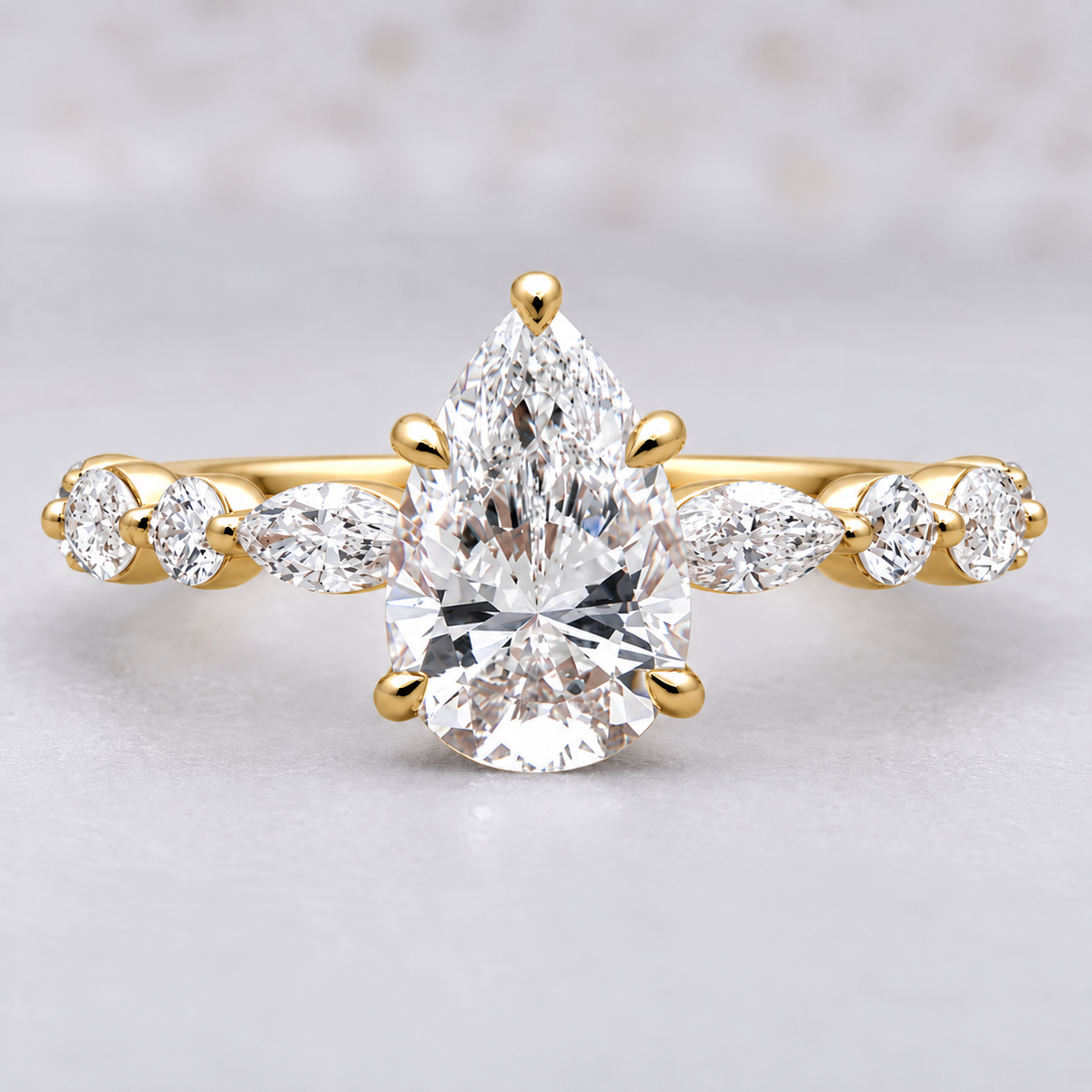 10k Yellow Gold, 14k Yellow Gold, 18k Yellow Gold