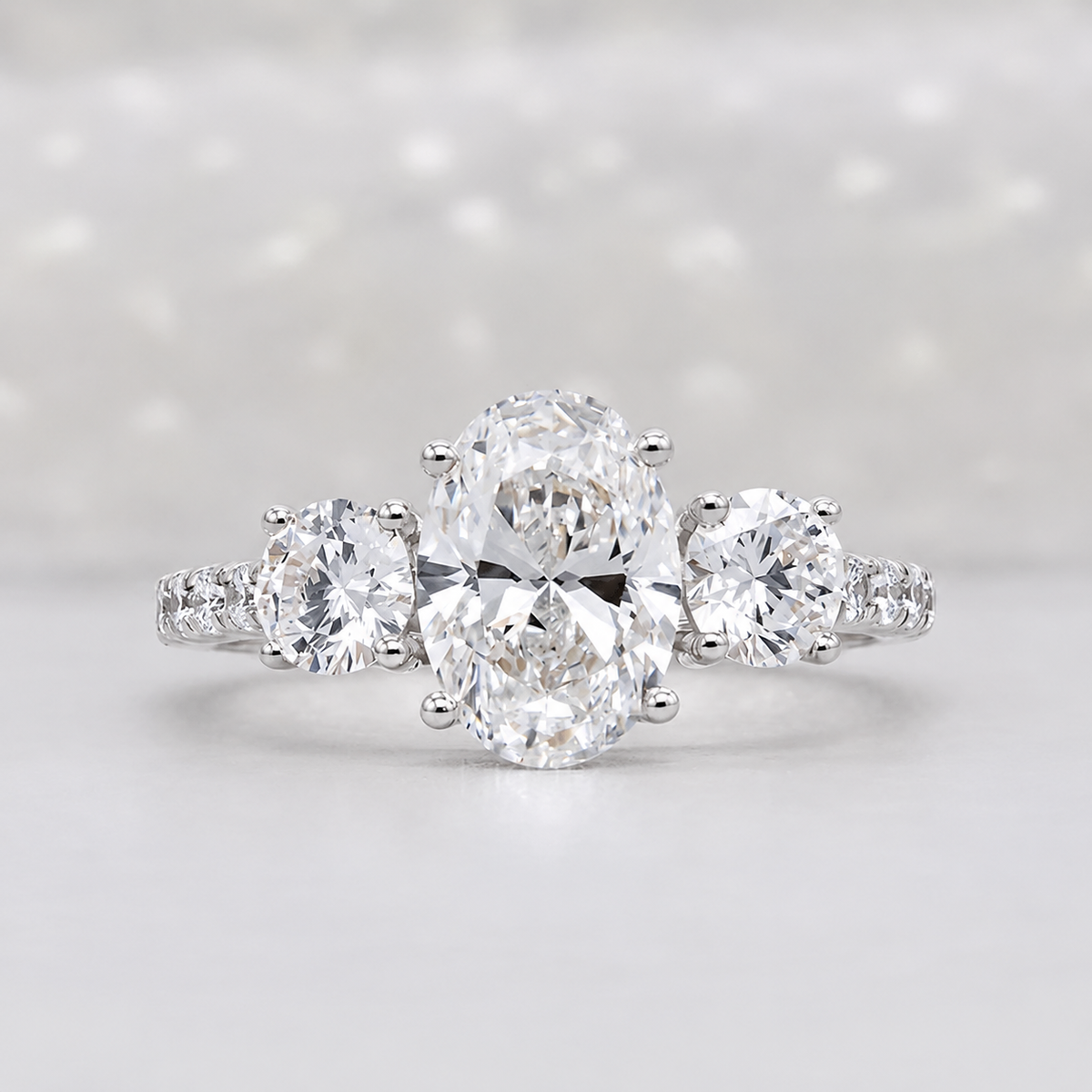 10k White Gold, 14k White Gold, 18k White Gold, Platinum