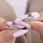 Modern lab created diamond earrings jewelry