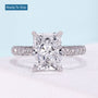 Radiant Engagement ring